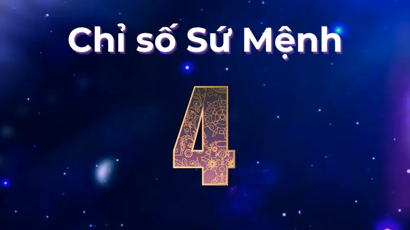 Tình yêu và sự nghiệp dưới góc nhìn chỉ số sứ mệnh 4 thế nào?
